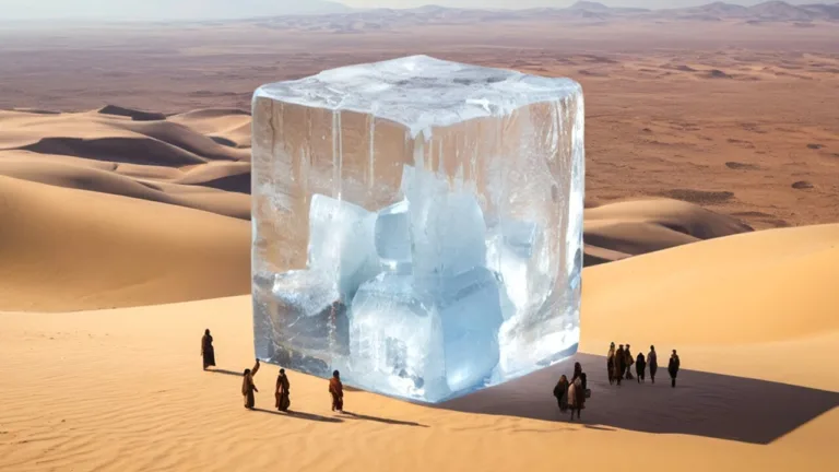 Gelo no deserto: como os povos antigos faziam isso