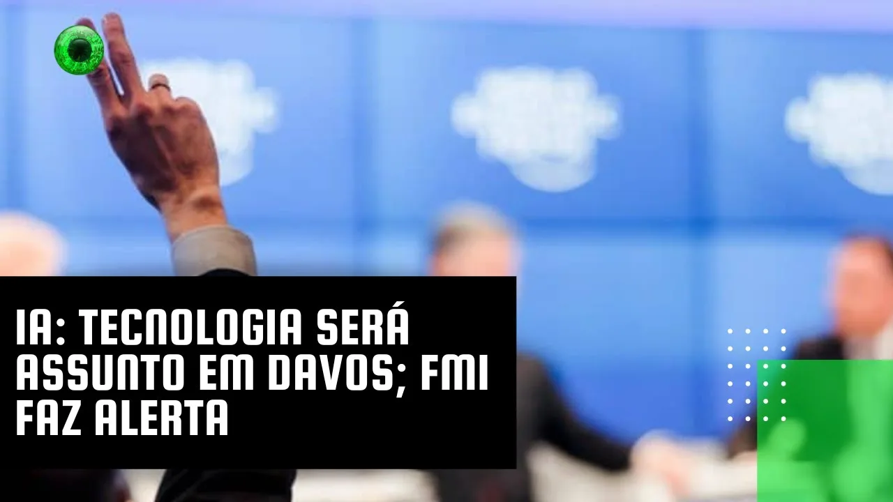 IA: tecnologia será assunto em Davos; FMI faz alerta