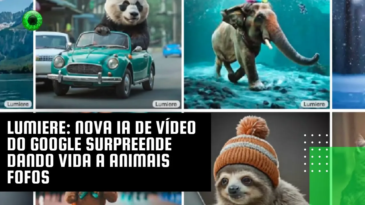 Lumiere: nova IA de vídeo do Google surpreende dando vida a animais fofos