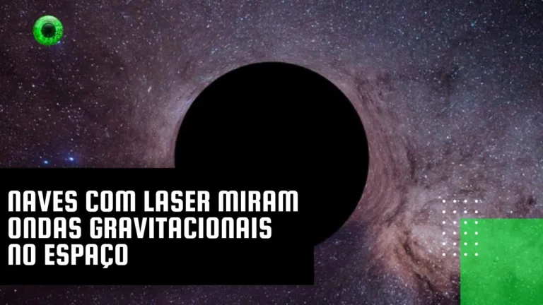 Naves com laser miram ondas gravitacionais no espaço