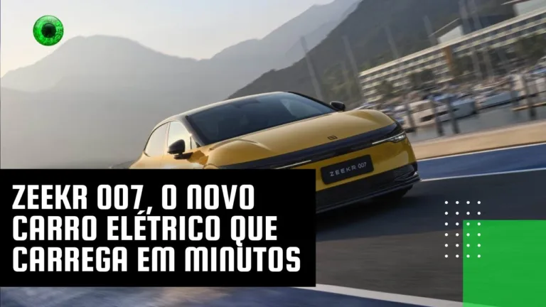 Zeekr 007, o novo carro elétrico que carrega em minutos