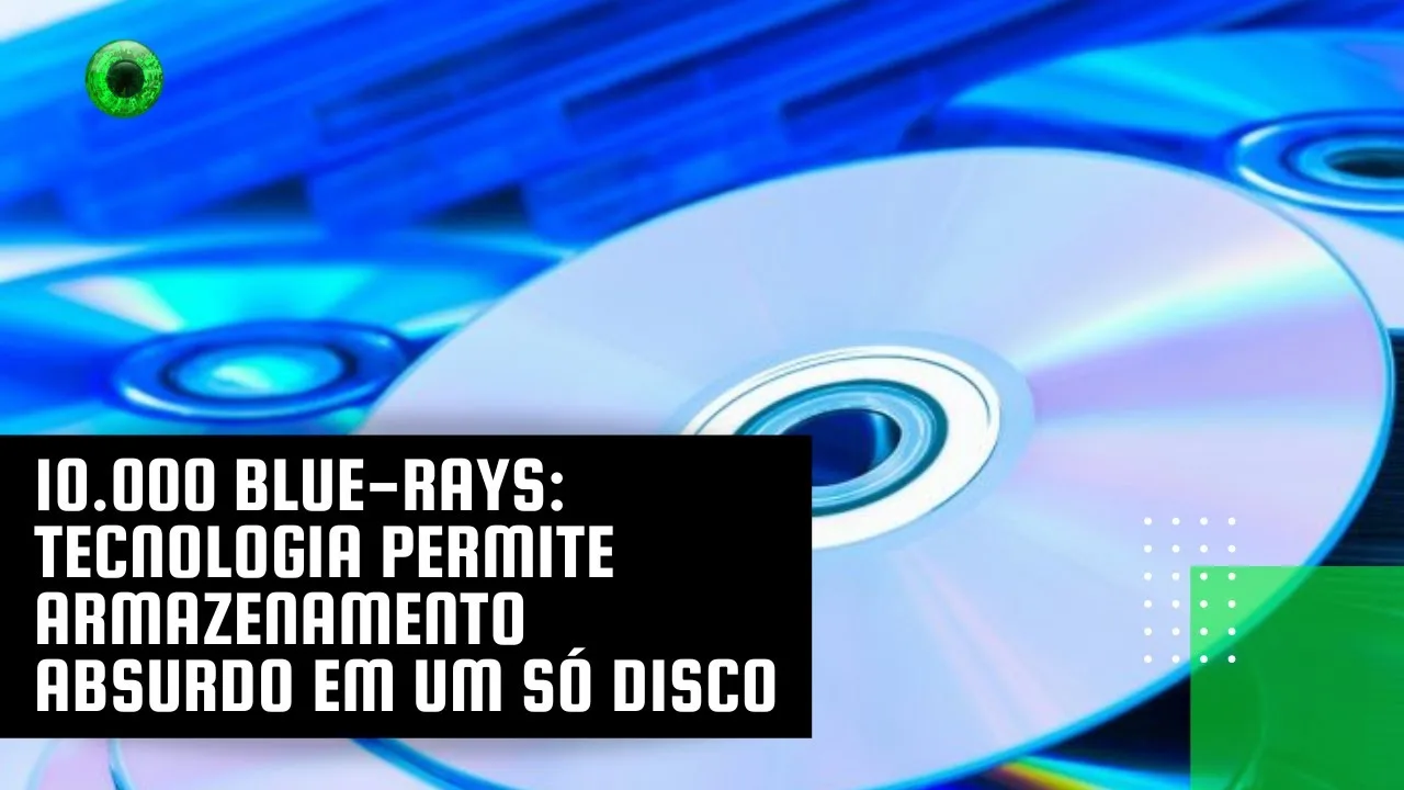 10.000 Blue-rays: tecnologia permite armazenamento absurdo em um só disco