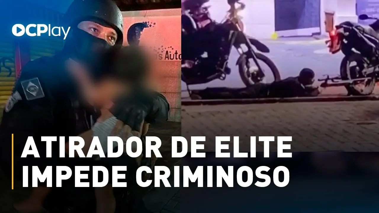 Atirador de elite impede criminoso que fazia filha refém