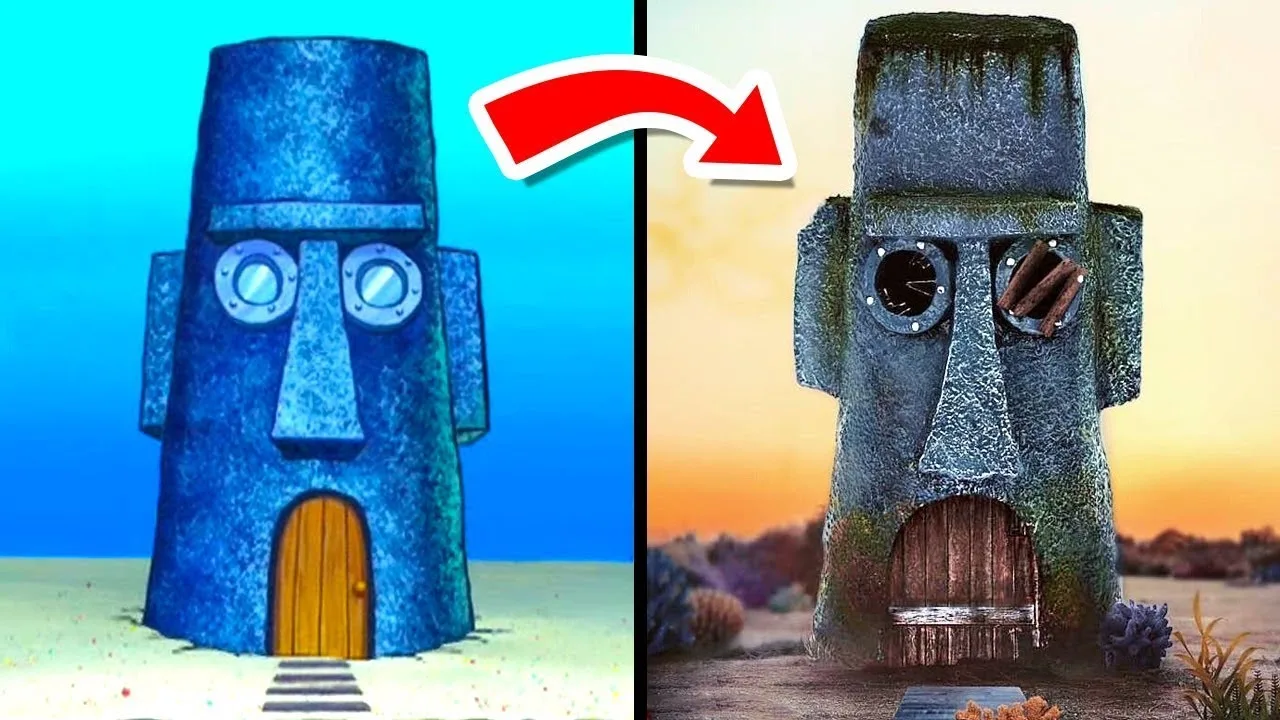 Casas De Desenhos Animados Na Vida Real