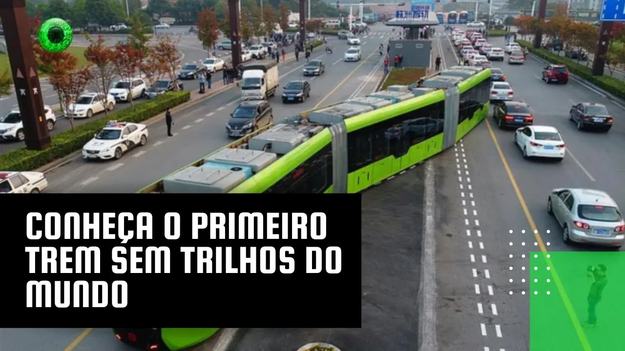 Conheça o primeiro trem sem trilhos do mundo