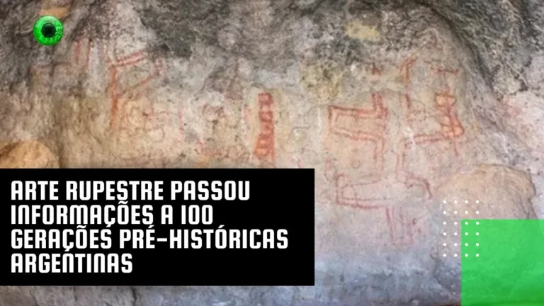 Arte rupestre passou informações a 100 gerações pré-históricas argentinas