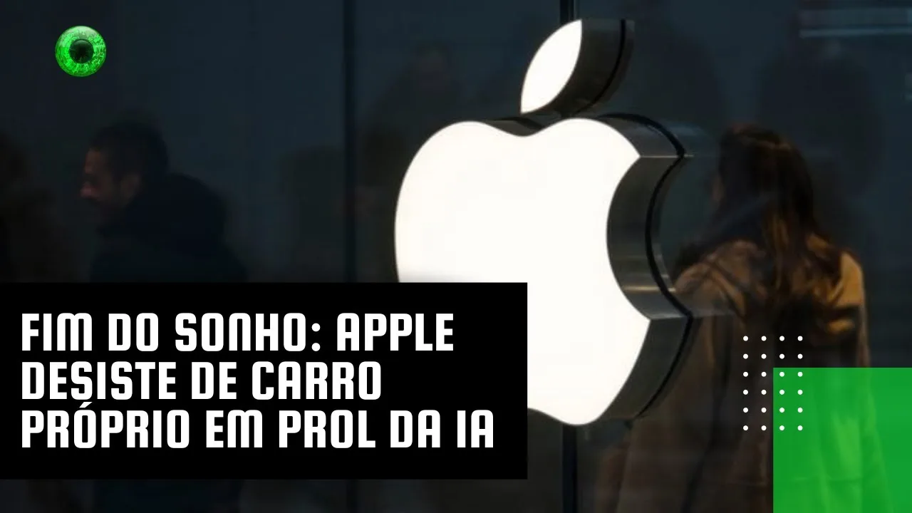Fim do sonho: Apple desiste de carro próprio em prol da IA