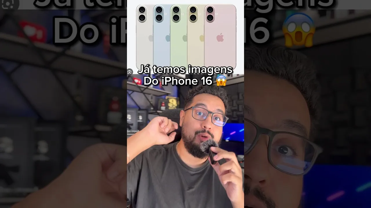 Já temos imagens de como o iPhone 16 vai se parecer