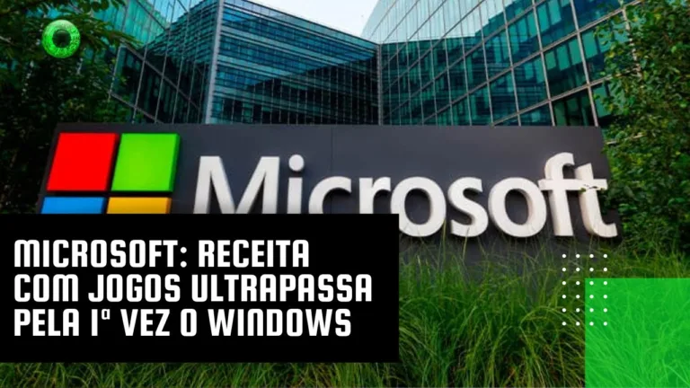 Microsoft: receita com jogos ultrapassa pela 1ª vez o Windows