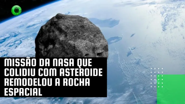 Missão da NASA que colidiu com asteroide remodelou a rocha espacial