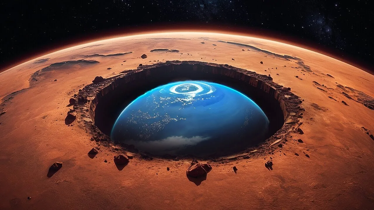 O que aconteceu com o oceano de Marte? Ele ainda está preso lá