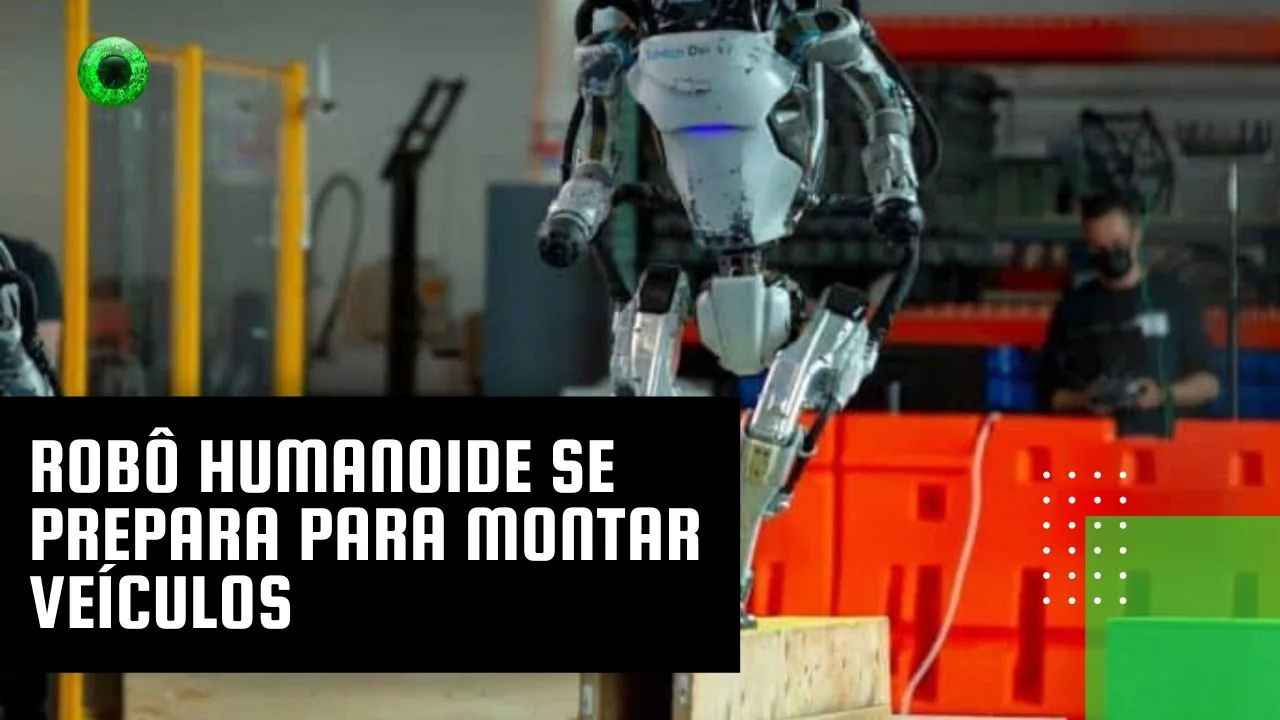 Robô humanoide se prepara para montar veículos