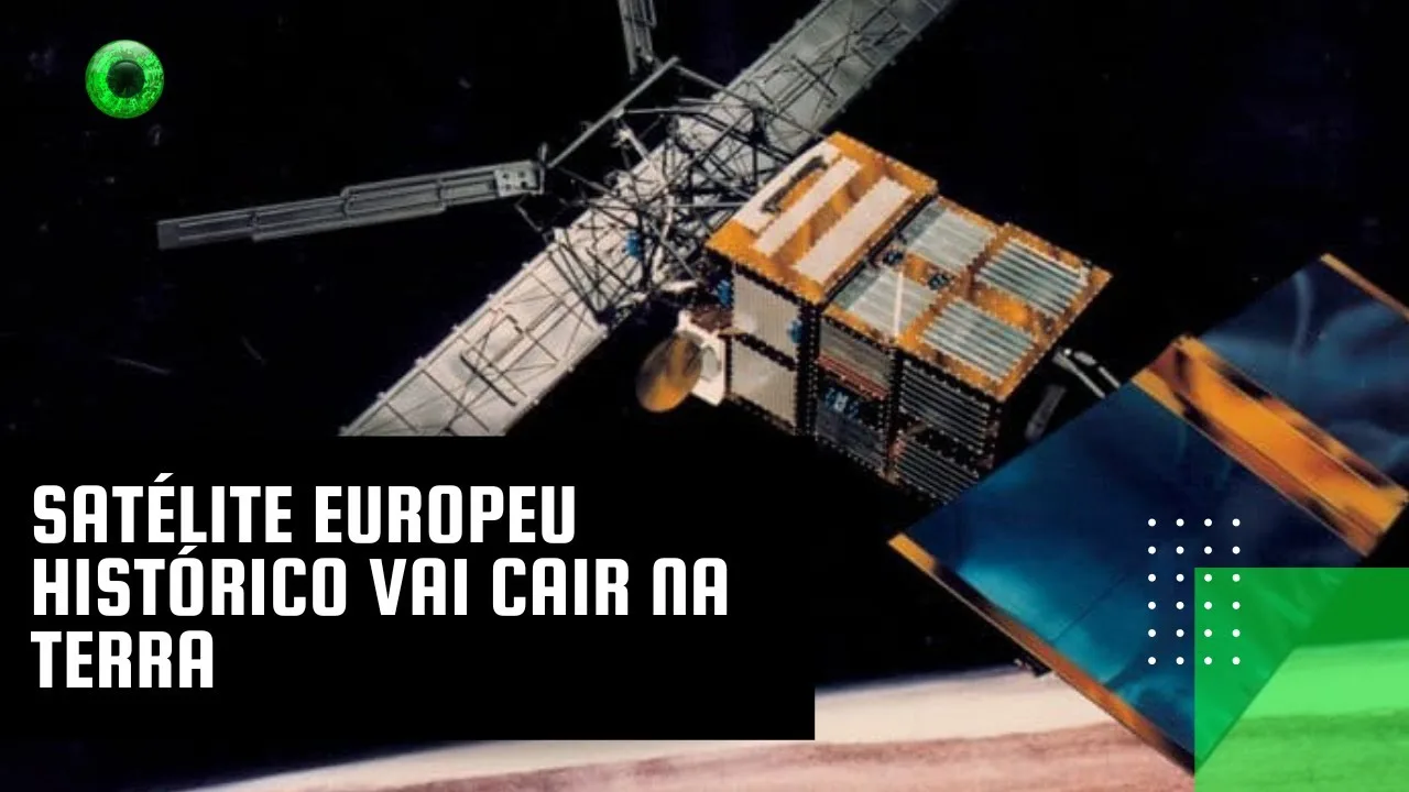 Satélite europeu histórico vai cair na Terra