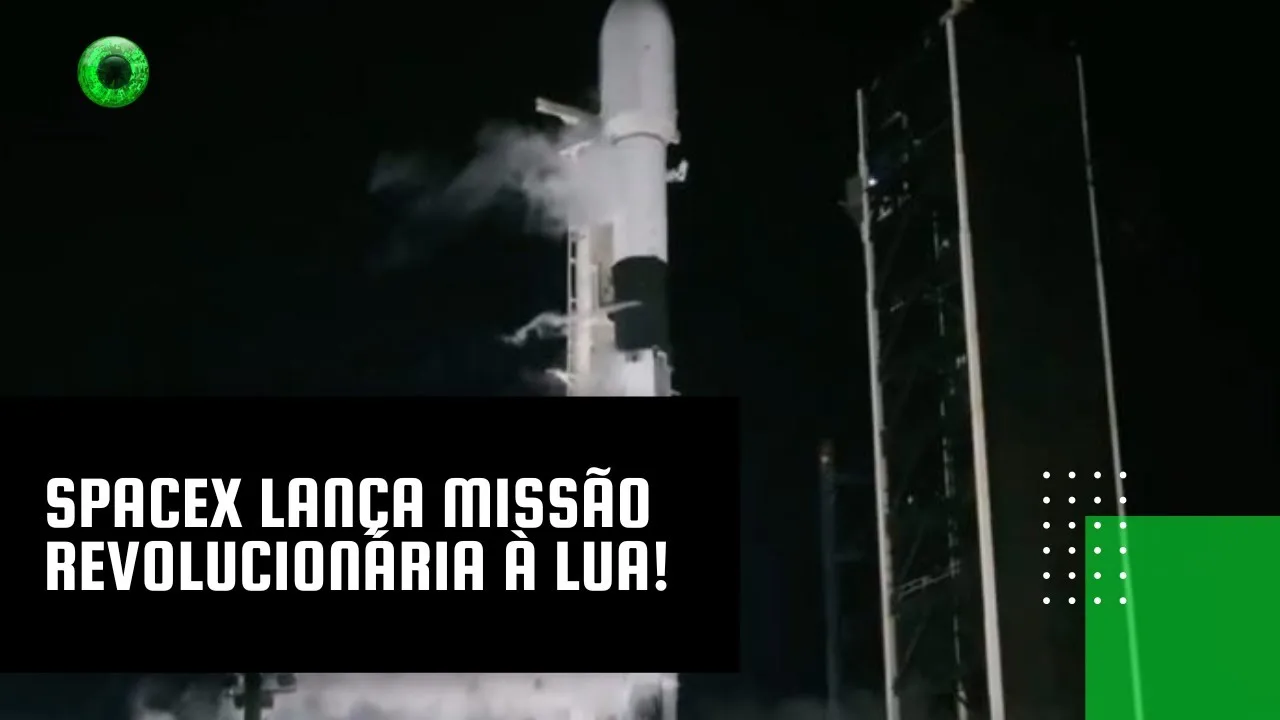 SpaceX lança missão revolucionária à Lua!