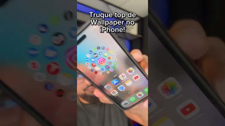 Truque de papel de parede no iPhone