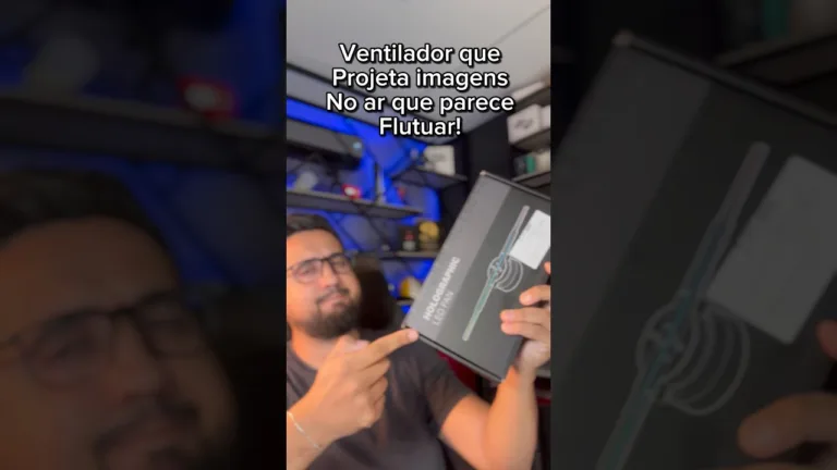 Ventilador que projeta hologramas 3D no ar!