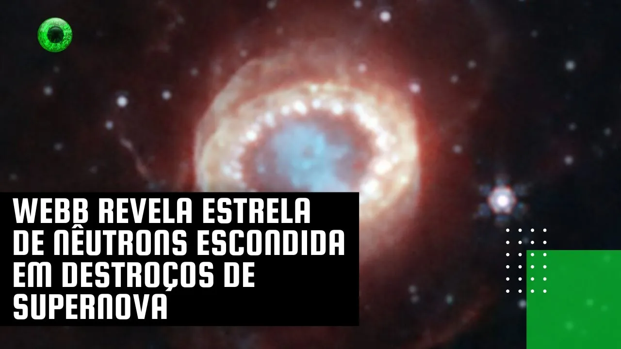 Webb revela estrela de nêutrons escondida em destroços de supernova