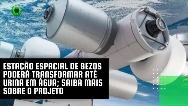 Estação espacial de Bezos poderá transformar até urina em água; saiba mais sobre o projeto