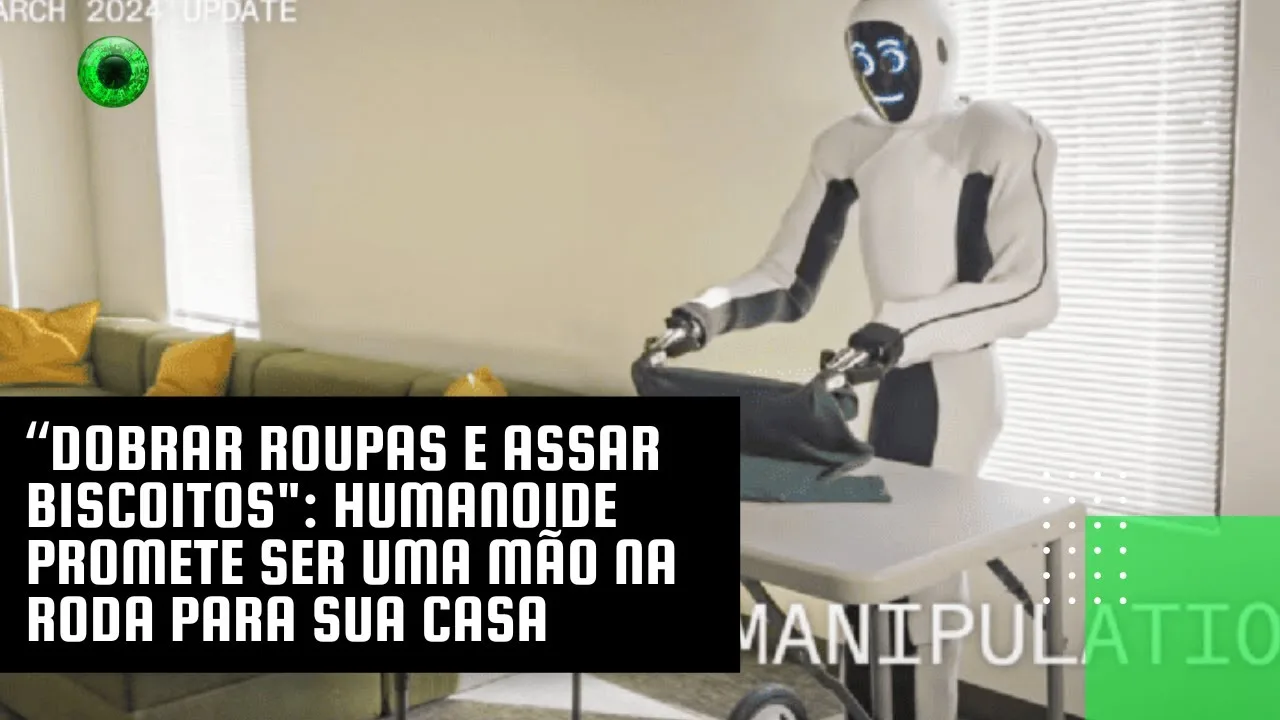 "Dobrar roupas e assar biscoitos": humanoide promete ser uma mão na roda para sua casa