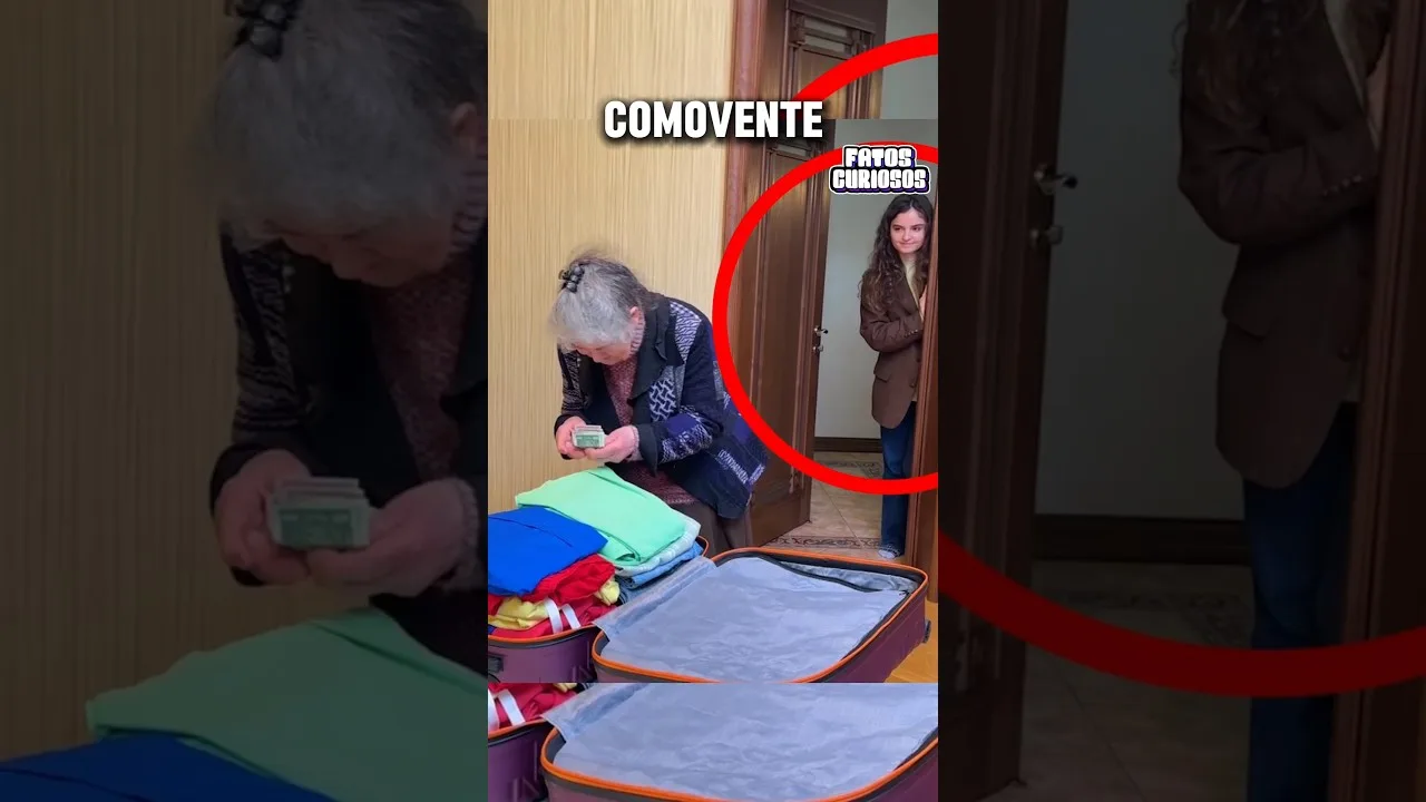 A ATITUDE COMOVENTE DESSA GAROTA SURPREENDEU A SUA AVÓ 🥹❤️👏 #short #shorts #viral #shortvideo