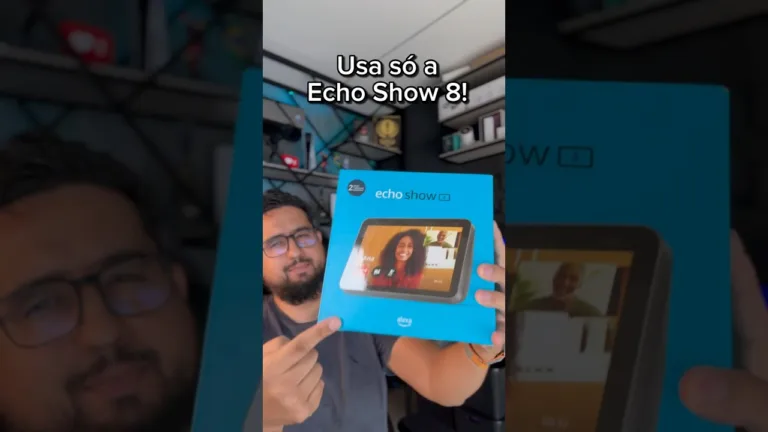 Alexa Echo Show 8 é muito top com tela