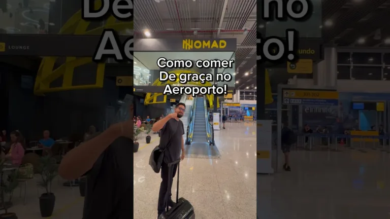 Como comer de graça no aeroporto de guarulhos com a Nomad