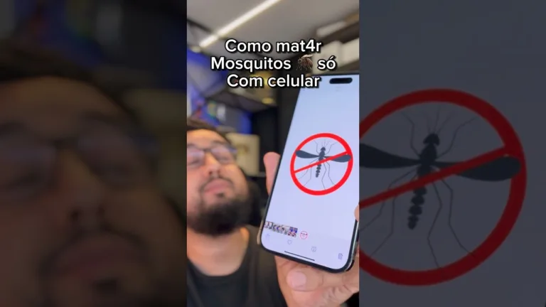 Como eliminar mosquitos com celular