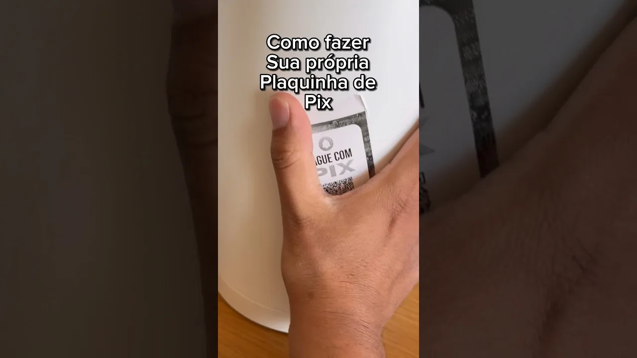 Como fazer sua própria placa para receber pagamentos por PIX