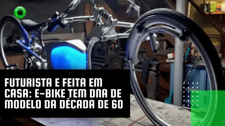 Futurista e feita em casa: e-bike tem DNA de modelo da década de 60