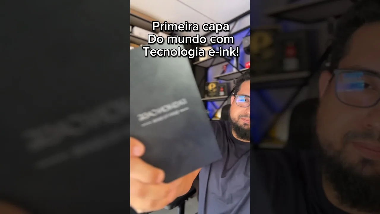 Primeira capa do mundo que imprime imagens na traseira com tecnologia e-ink