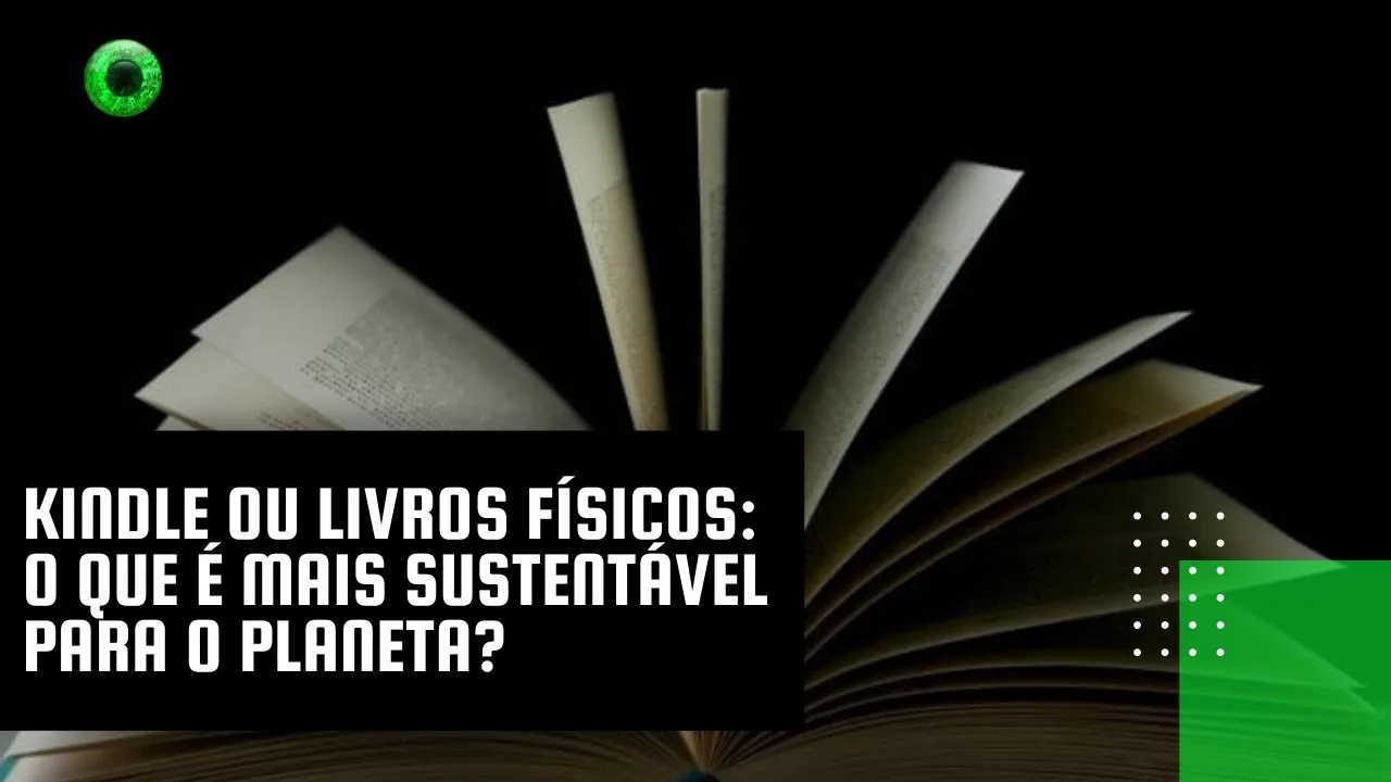 Kindle ou livros físicos: o que é mais sustentável para o planeta?