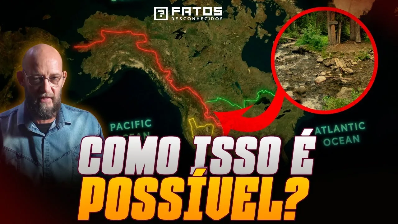 O único rio que deságua no Atlântico e no Pacífico!