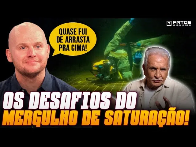 Profissão de risco: Como Chris Lemons sobreviveu sem oxigênio nas profundezas do mar?