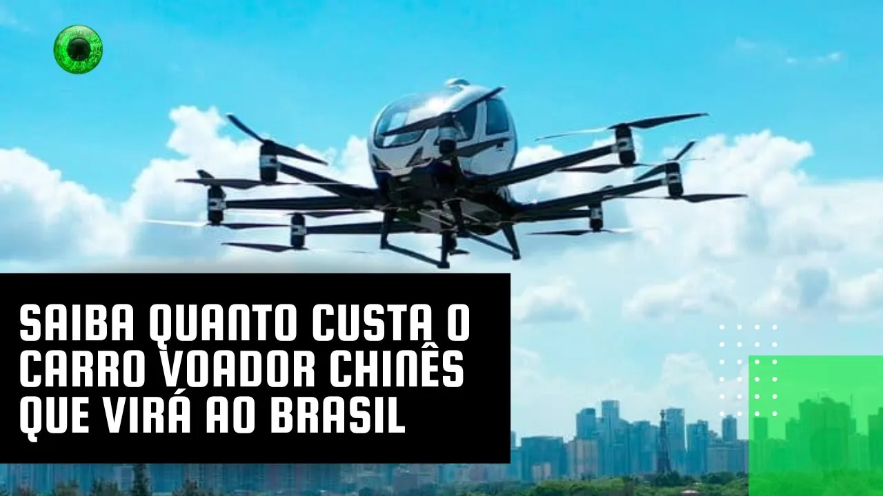 Saiba quanto custa o carro voador chinês que virá ao Brasil