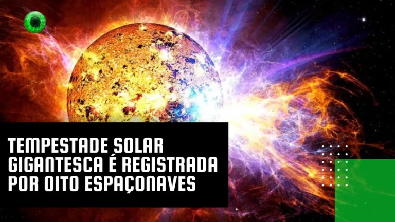 Tempestade solar gigantesca é registrada por oito espaçonaves