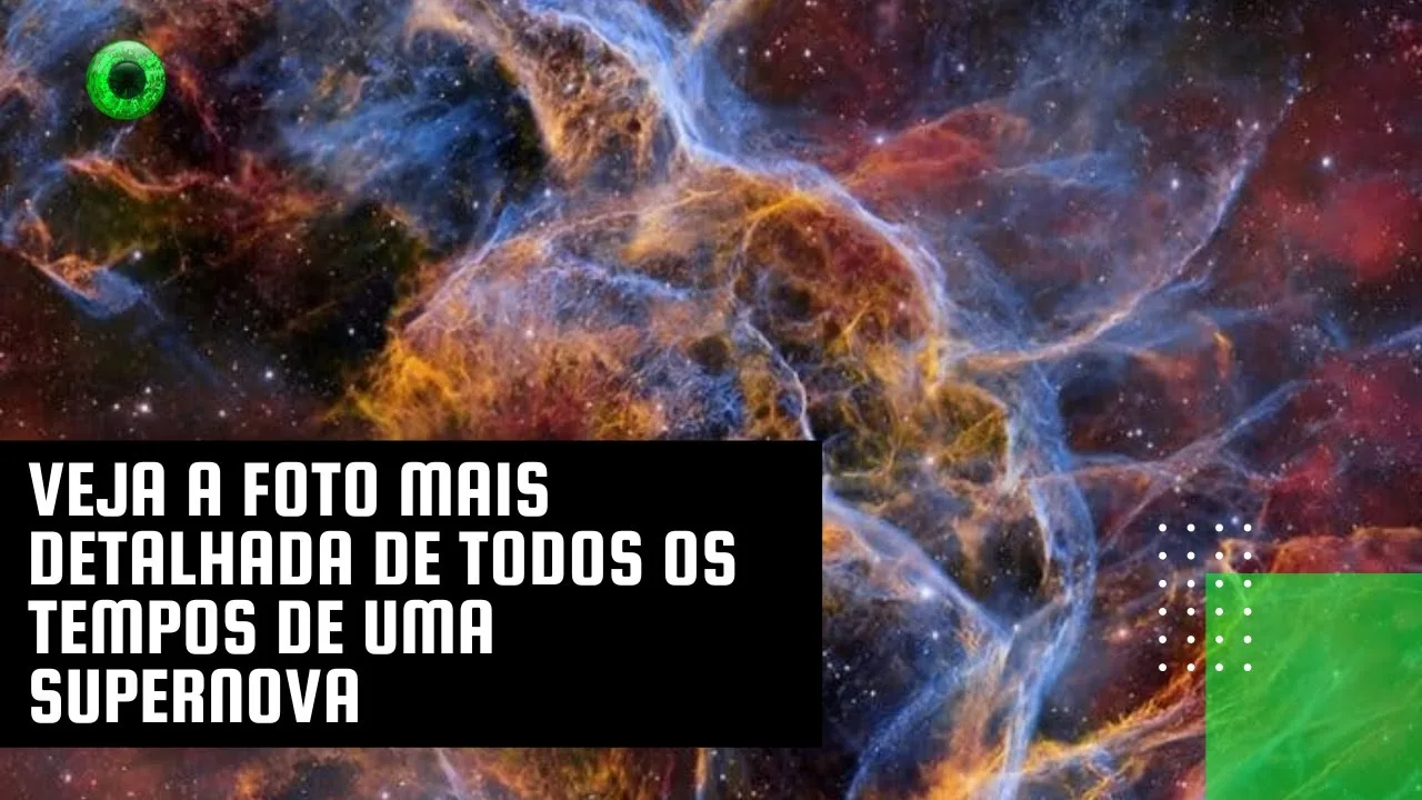 Veja a foto mais detalhada de todos os tempos de uma supernova