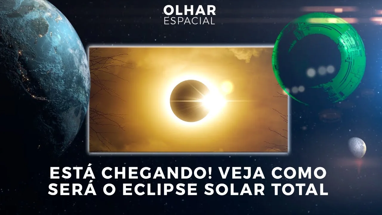 Ao Vivo | Está chegando! Veja como será o eclipse solar total | 05/04/2024 | #OlharDigital