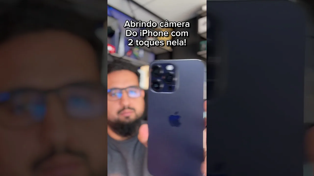 Abrindo câmera do iPhone com 2 toques