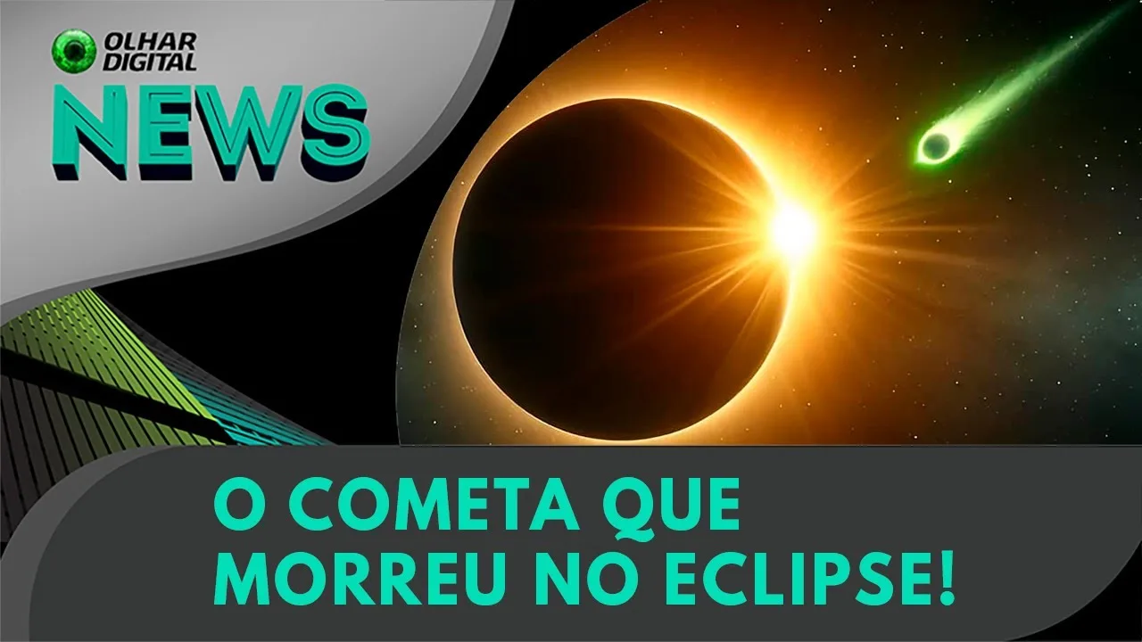 Ao Vivo | O cometa que morreu no eclipse! | 10/04/2024 | #OlharDigital