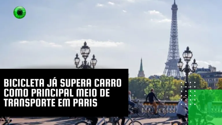 Bicicleta já supera carro como principal meio de transporte em Paris