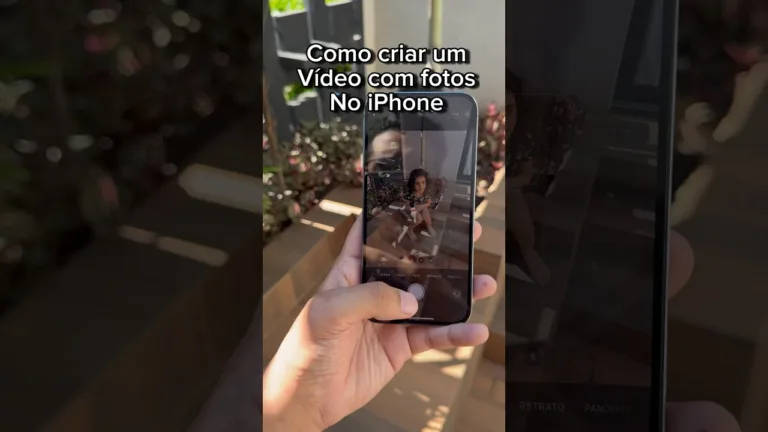 Como criar um video com live photo no iPhone