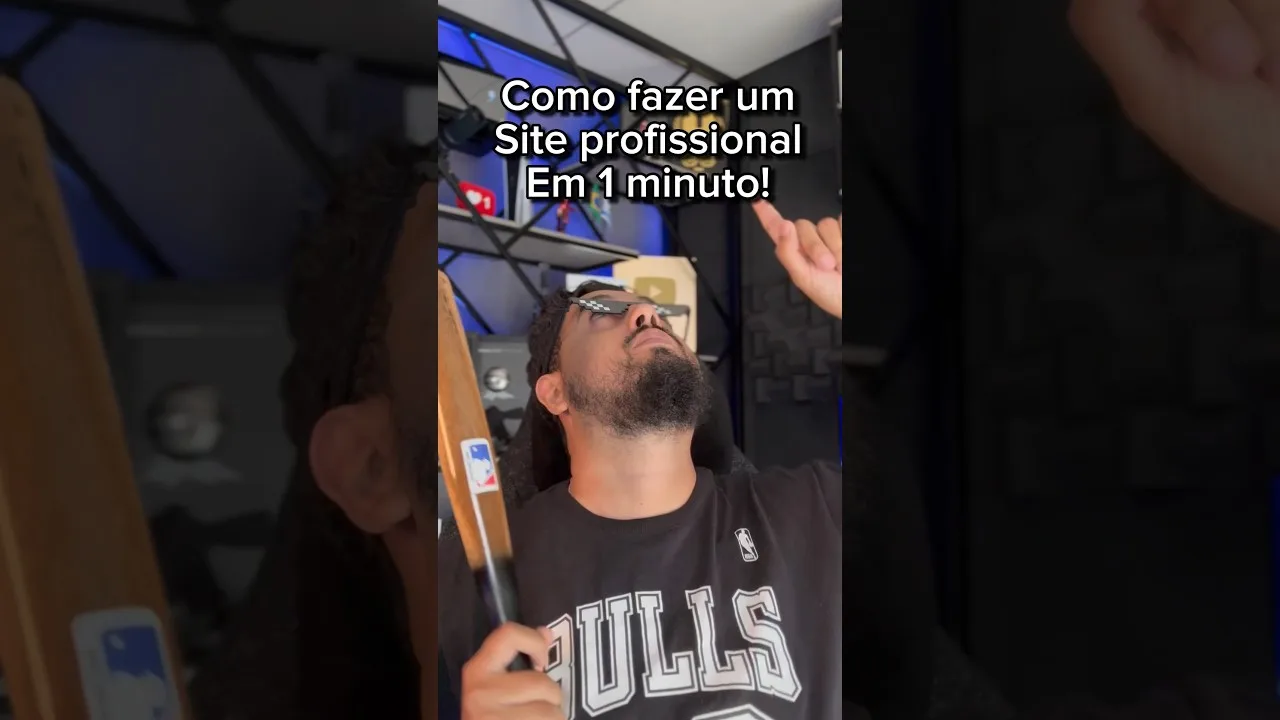Como fazer um site profissional em menos de 1 minuto com IA