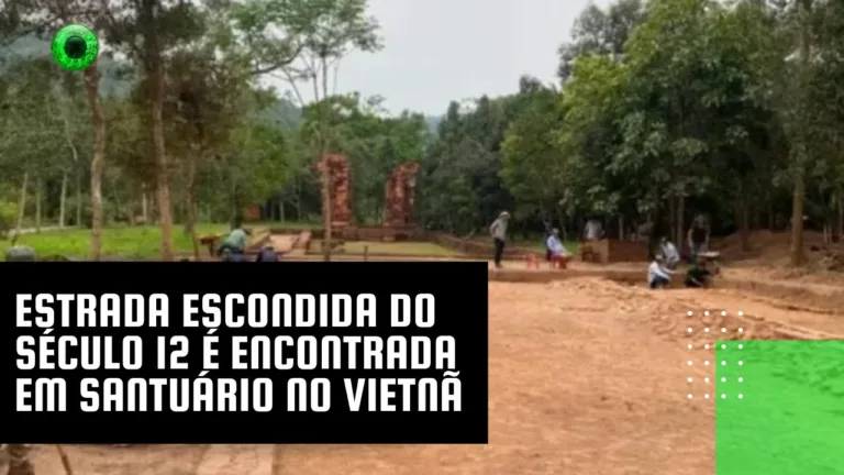 Estrada escondida do século 12 é encontrada em santuário no Vietnã