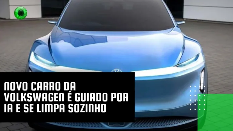 Novo carro da Volkswagen é guiado por IA e se limpa sozinho