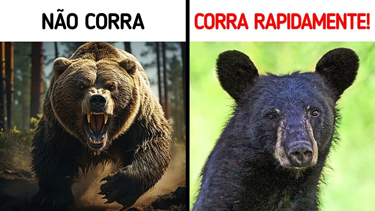 O que fazer se você vir um urso na natureza