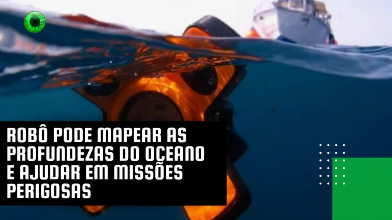 Robô pode mapear as profundezas do oceano e ajudar em missões perigosas