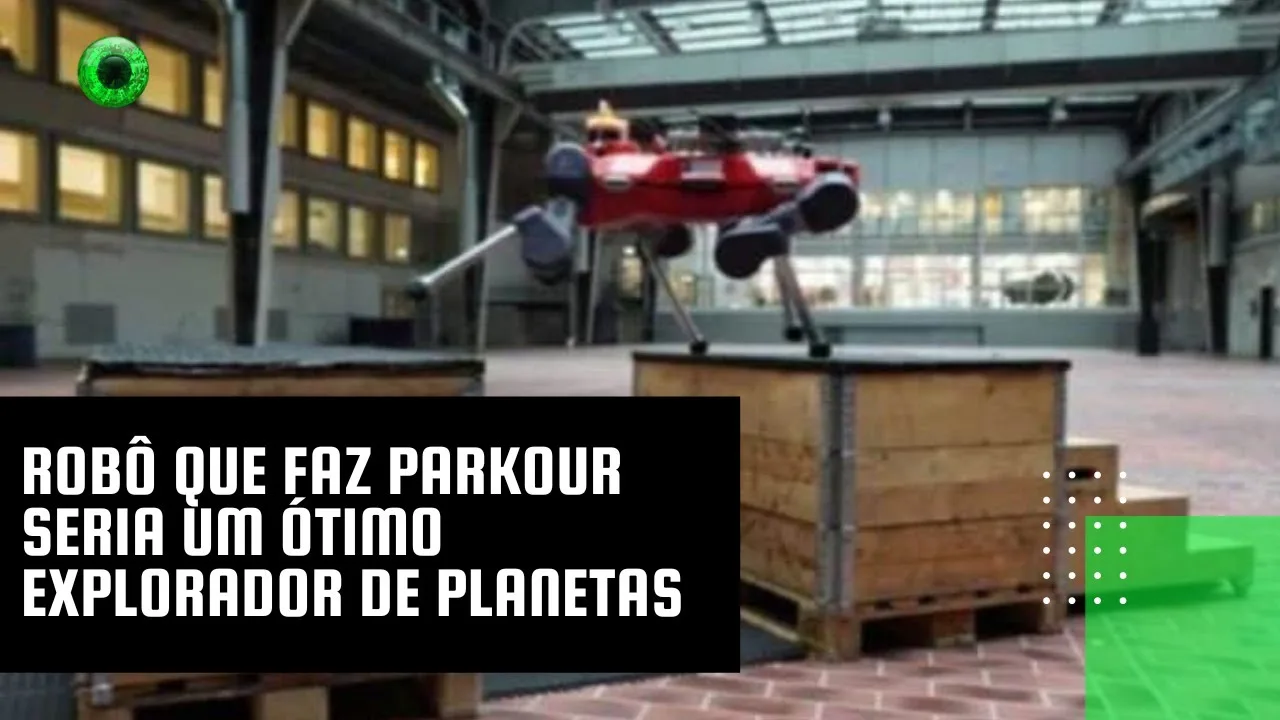 Robô que faz parkour seria um ótimo explorador de planetas