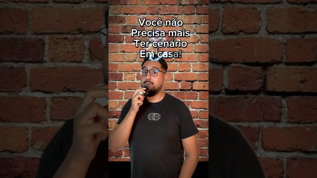 Se você não tiver cenário em casa use isso