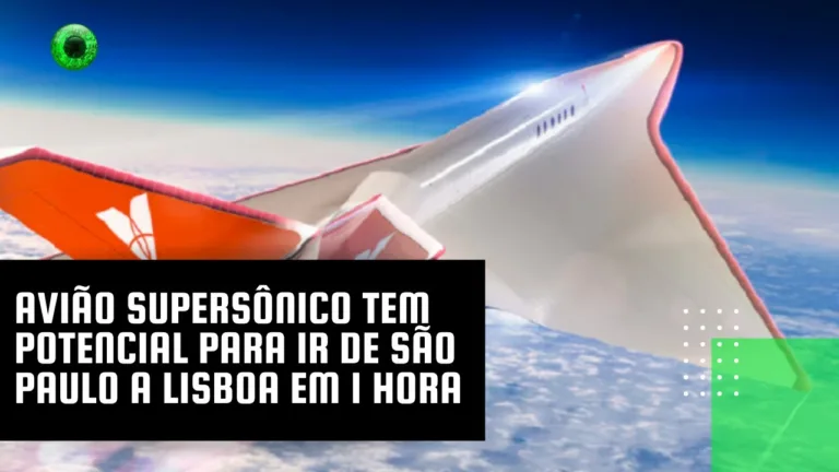 Avião supersônico tem potencial para ir de São Paulo a Lisboa em 1 hora