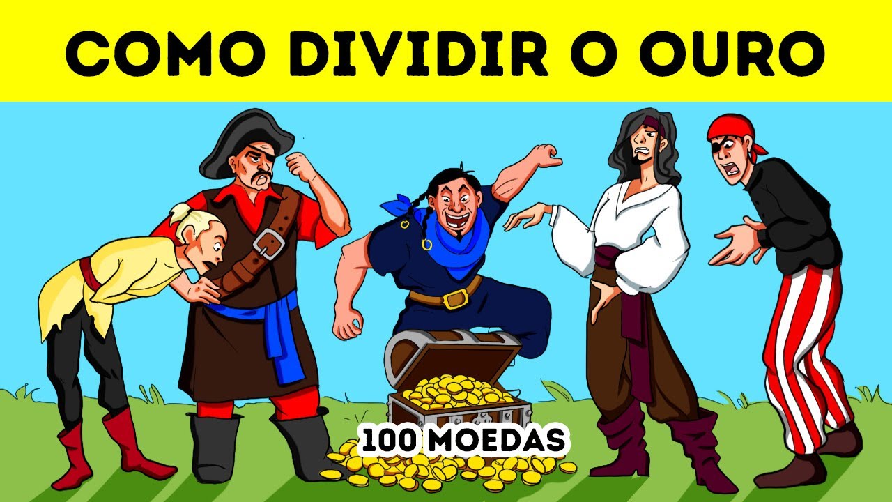 Se você decifrar essa charada pirata, até o Kraken vai admirar sua inteligência!